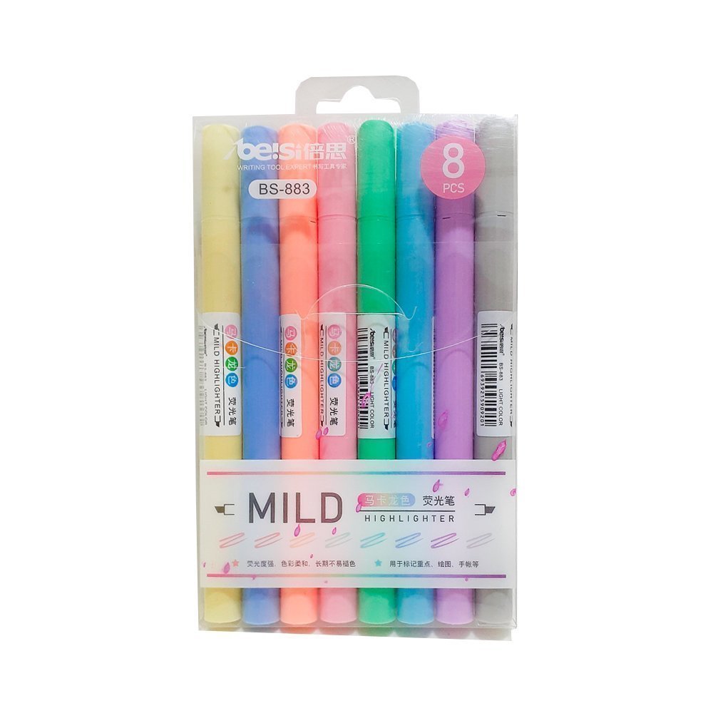 Resaltadores mild x 8