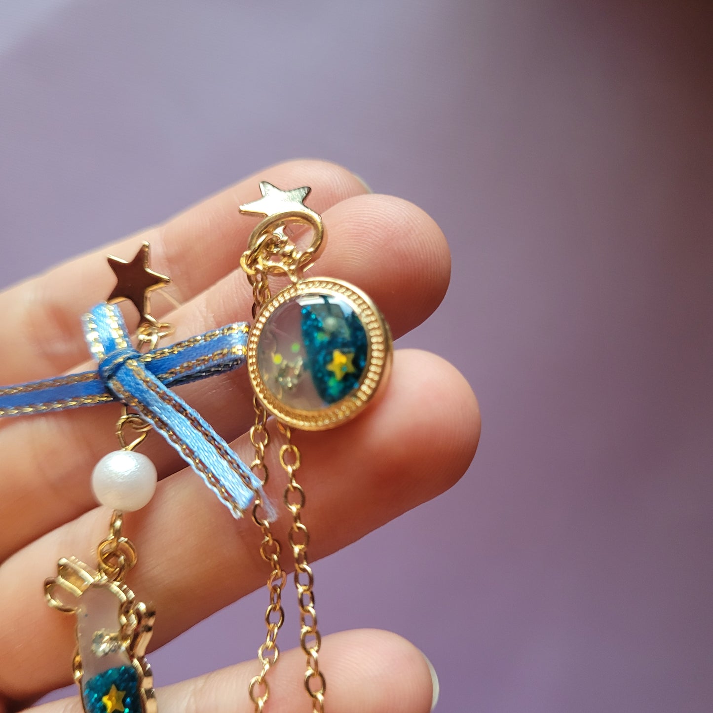 Aretes Bunny blue