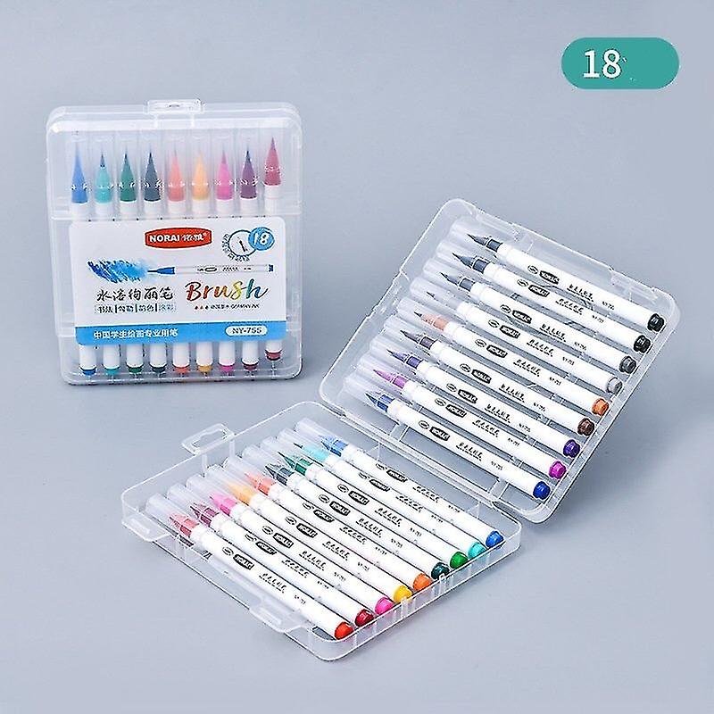 Brush pen marcadores x 18