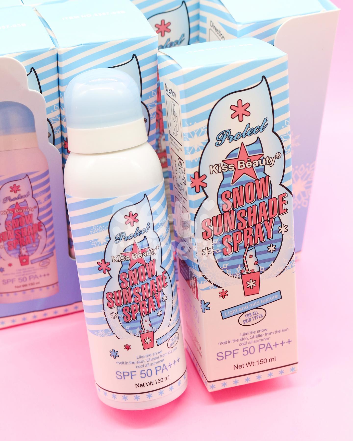 Fijador de maquillaje snow cream