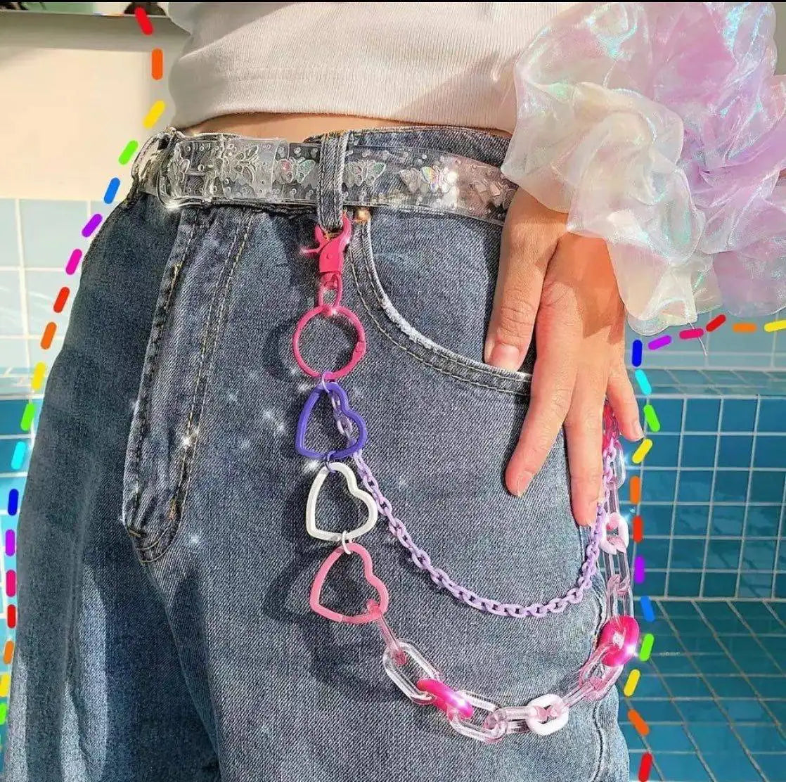 Cinturon heart 2000s
