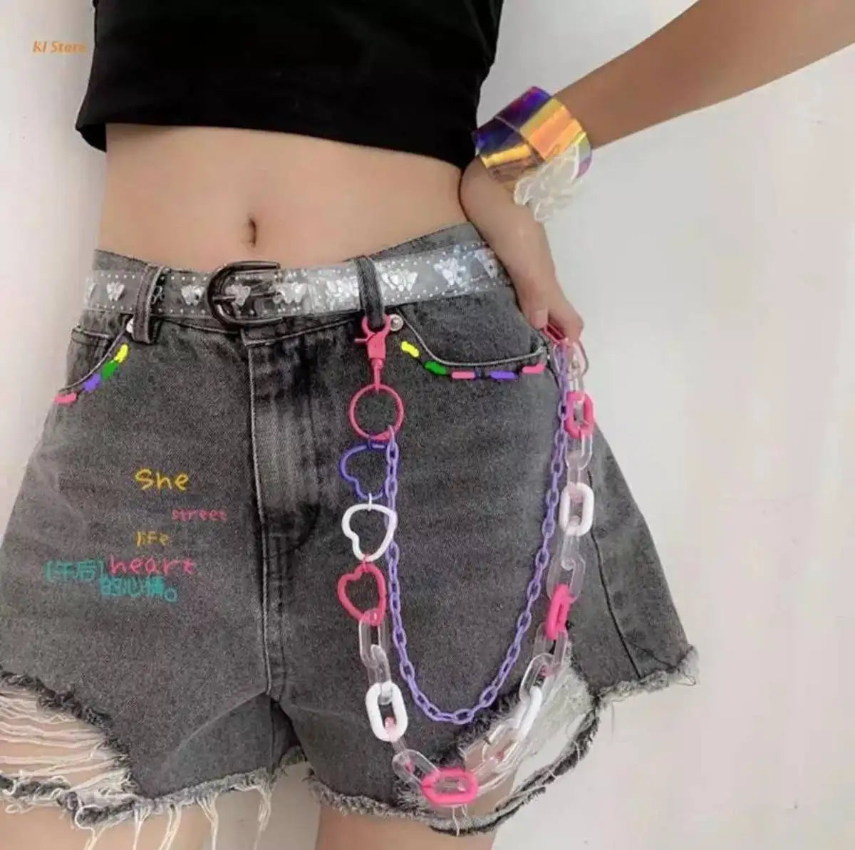 Cinturon heart 2000s
