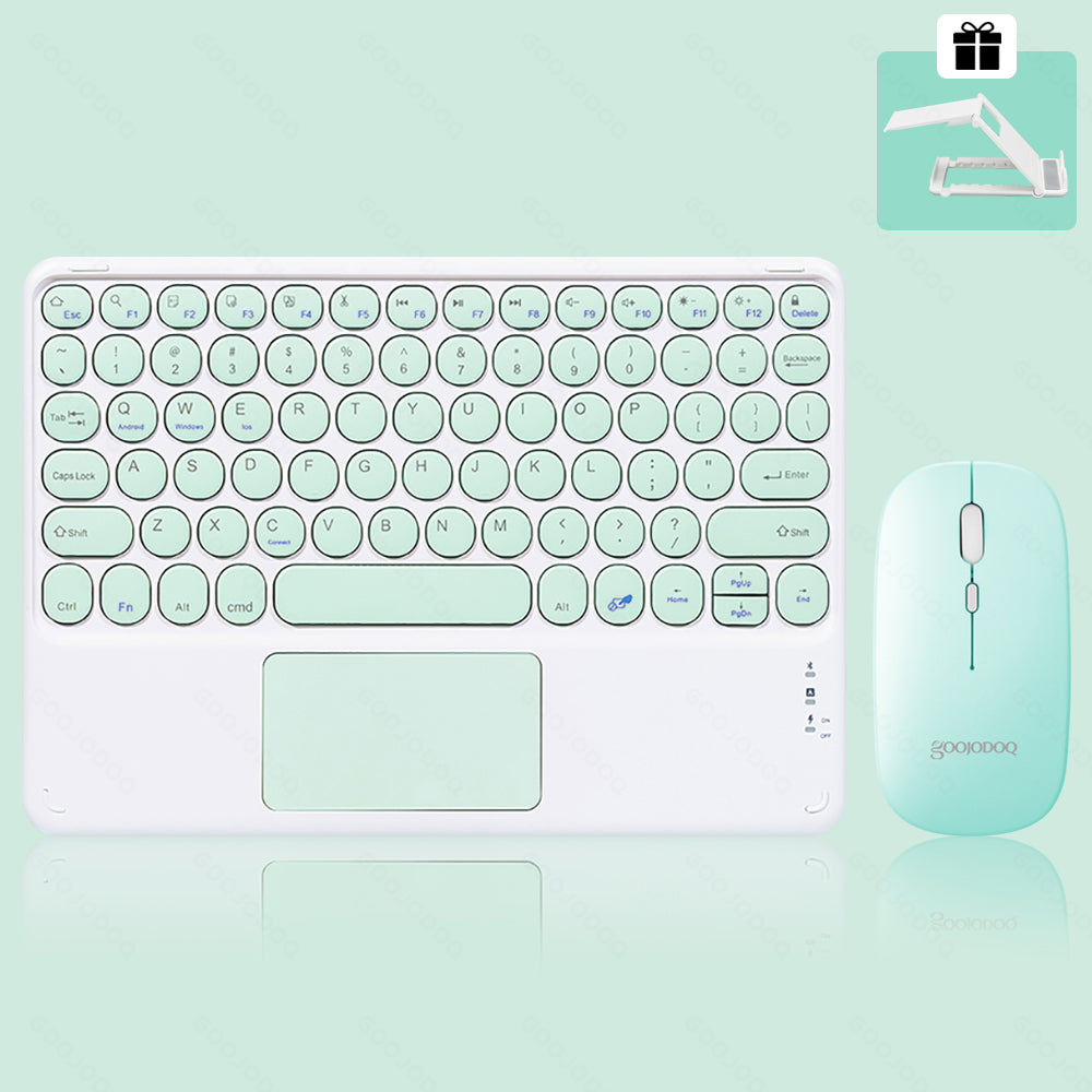 Teclado inalámbrico cute + mouse