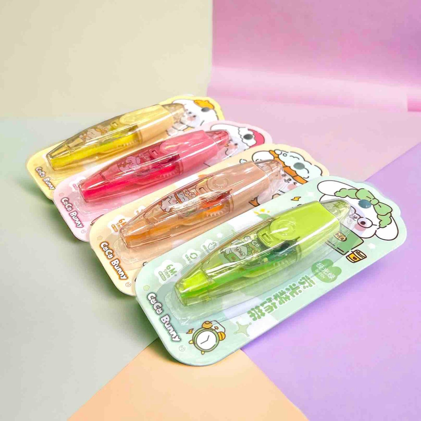 Resaltador en cinta tipo corrector