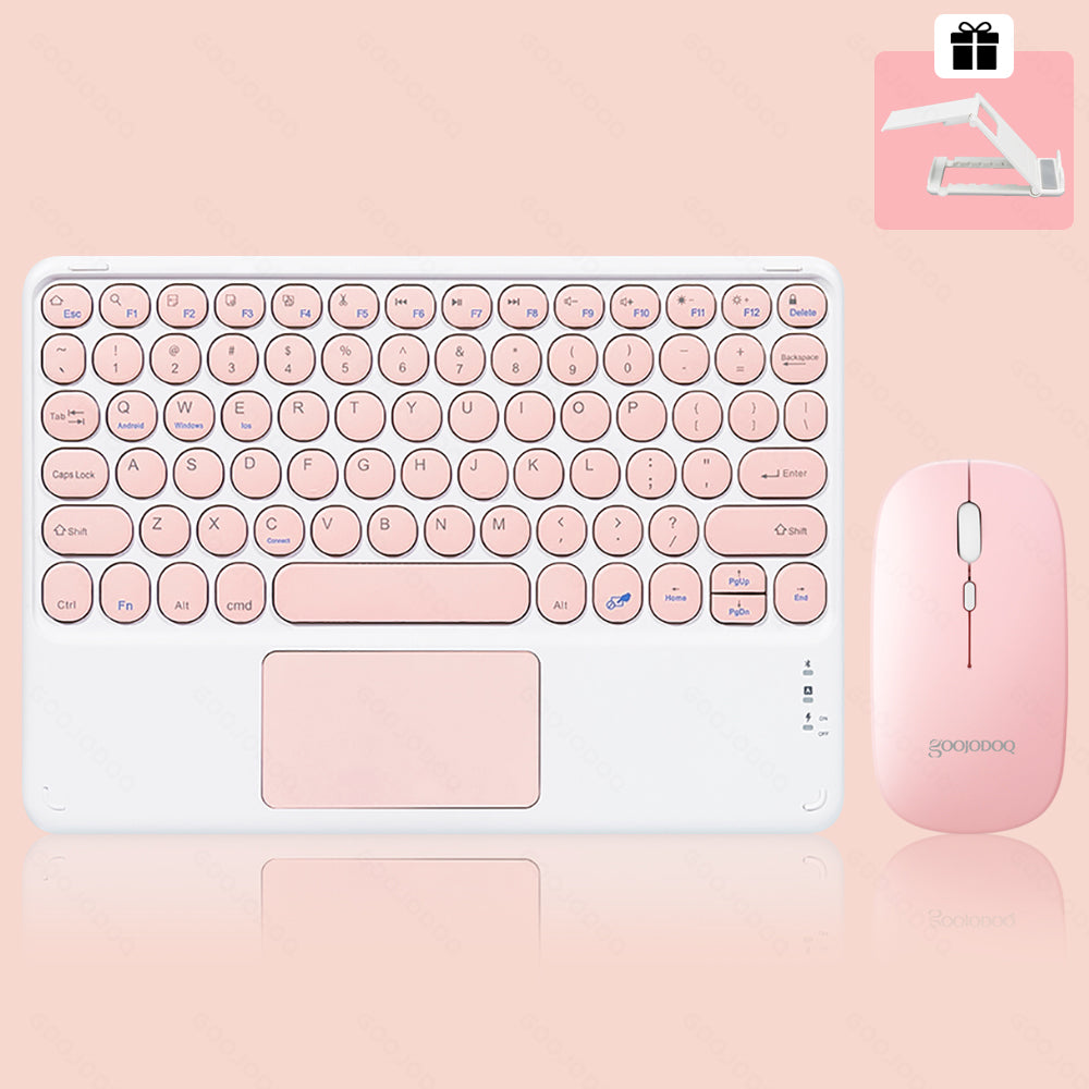 Teclado inalámbrico cute + mouse