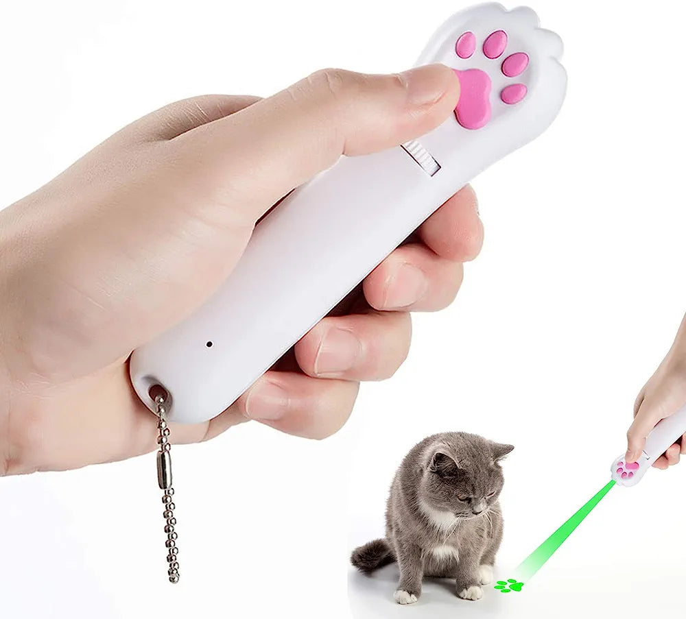 Juguete láser para gatos, puntero láser giratorio automático para gatos,  herramienta de per Abanopi Muñeca gato
