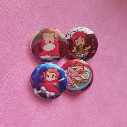 Mini botones colección Ponyo